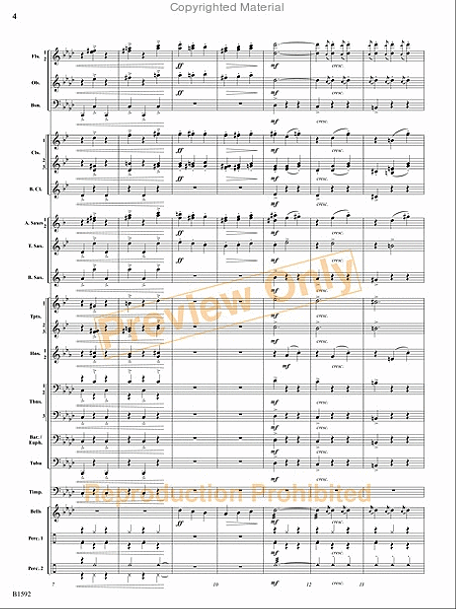 Dance of the Trolls Concert Band scores gallery preview page 5