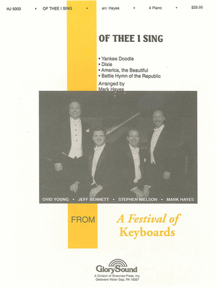 Book cover for Of Thee I Sing 4 Piano (4-Book Set)