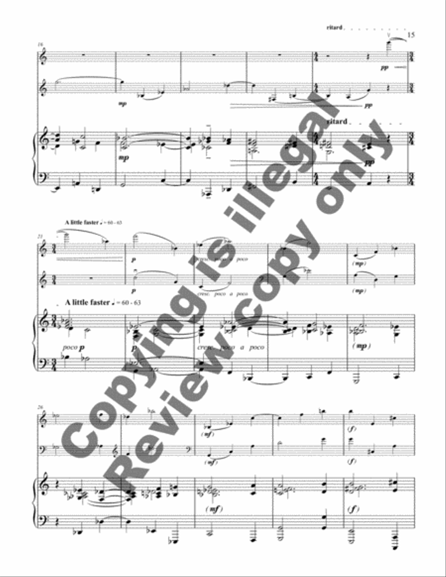 Pender Harbour Suite Pender Harbour Suite Piano Trio scores gallery preview page 20
