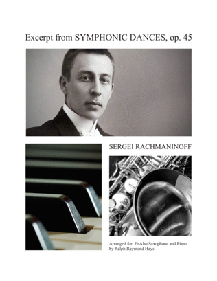 Book cover for Excerpt from SYMPHONIC DANCES, op. 45