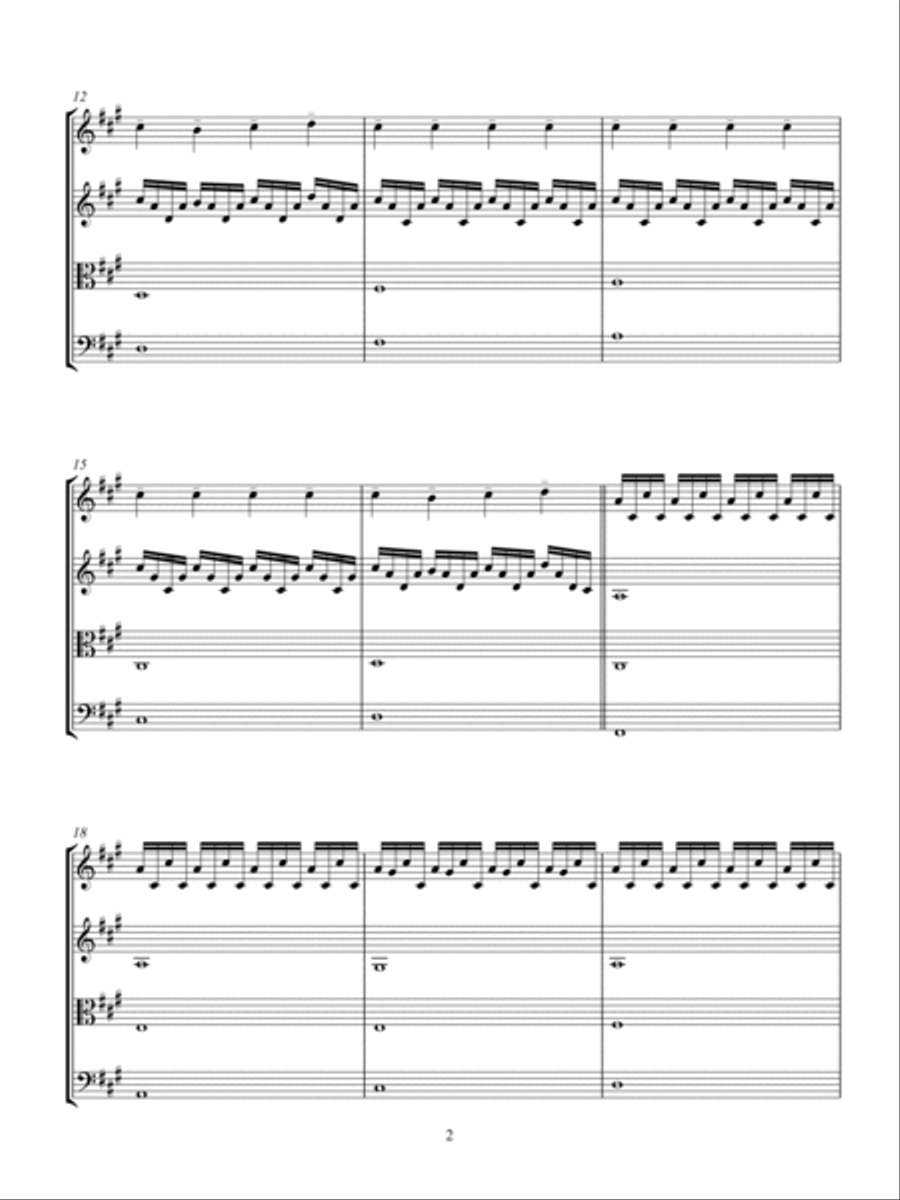 Love Is A Mystery Love Is A Mystery String Quartet scores gallery preview page 2