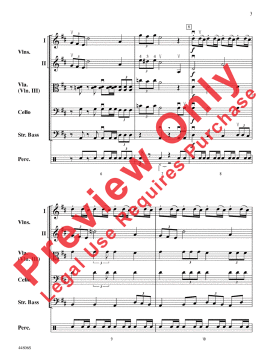 Star Wars Heroes String Orchestra scores gallery preview page 4