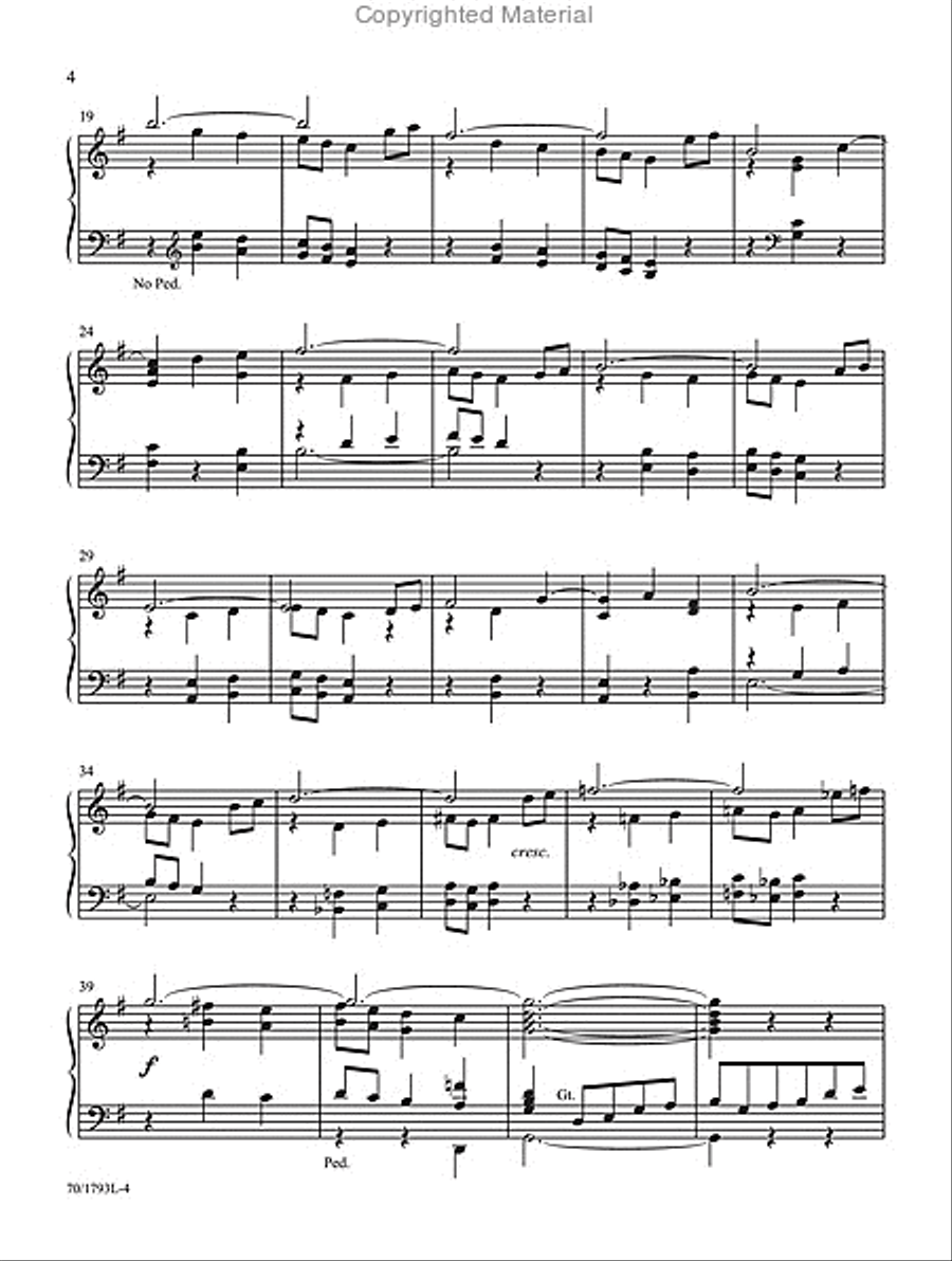 Go Forth in Faith Organ Solo scores gallery preview page 3