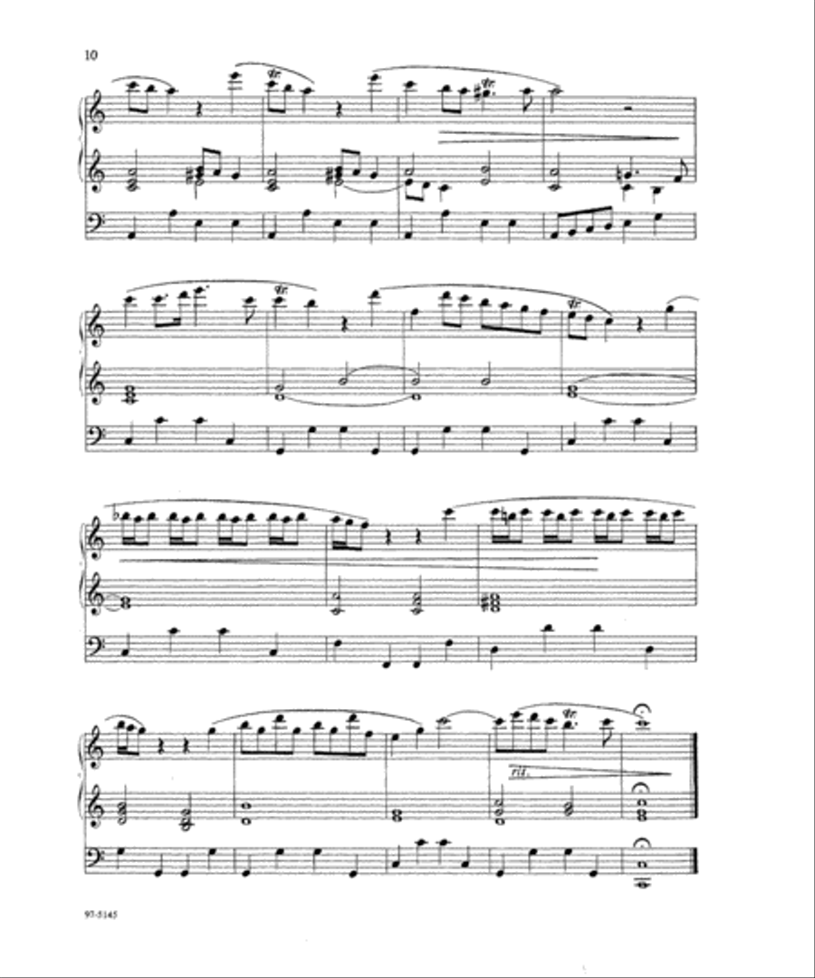 Seven Largos Organ scores gallery preview page 8