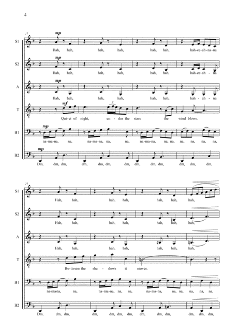 Where the Wind Blows SSATBB scores gallery preview page 5