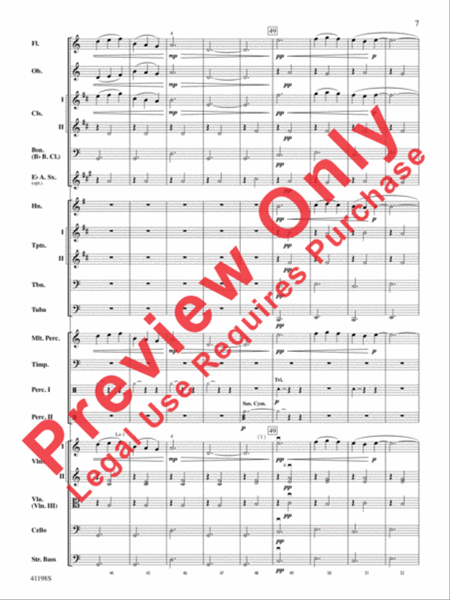 Gymnopédie No. 3 Gymnopédie No. 3 Full Orchestra scores gallery preview page 8