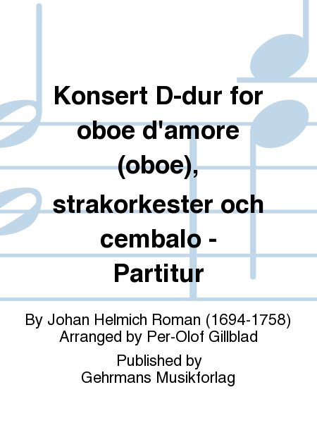 Konsert D-dur for oboe d
