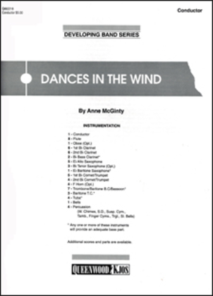 Book cover for Dances in the Wind - Score