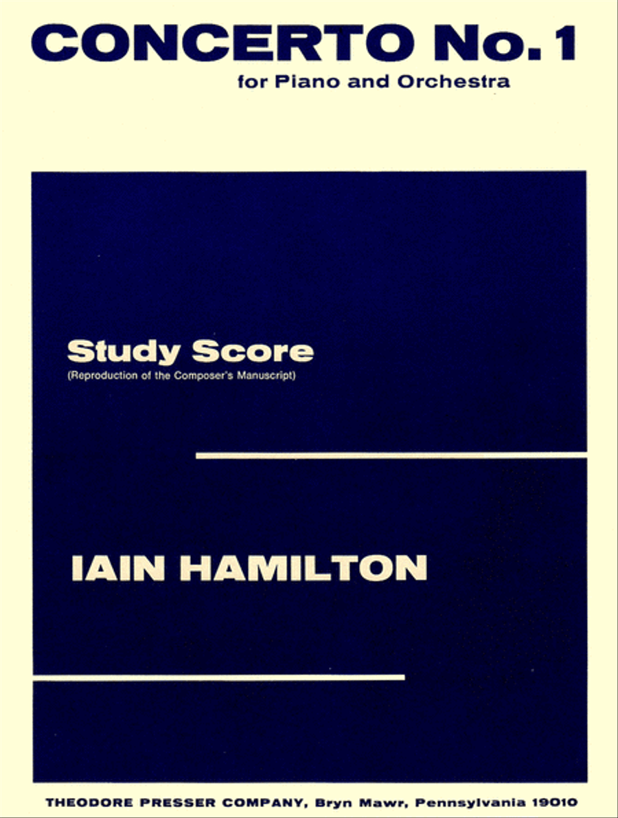 Piano Concerto No. 1 Orchestra scores gallery preview page 1