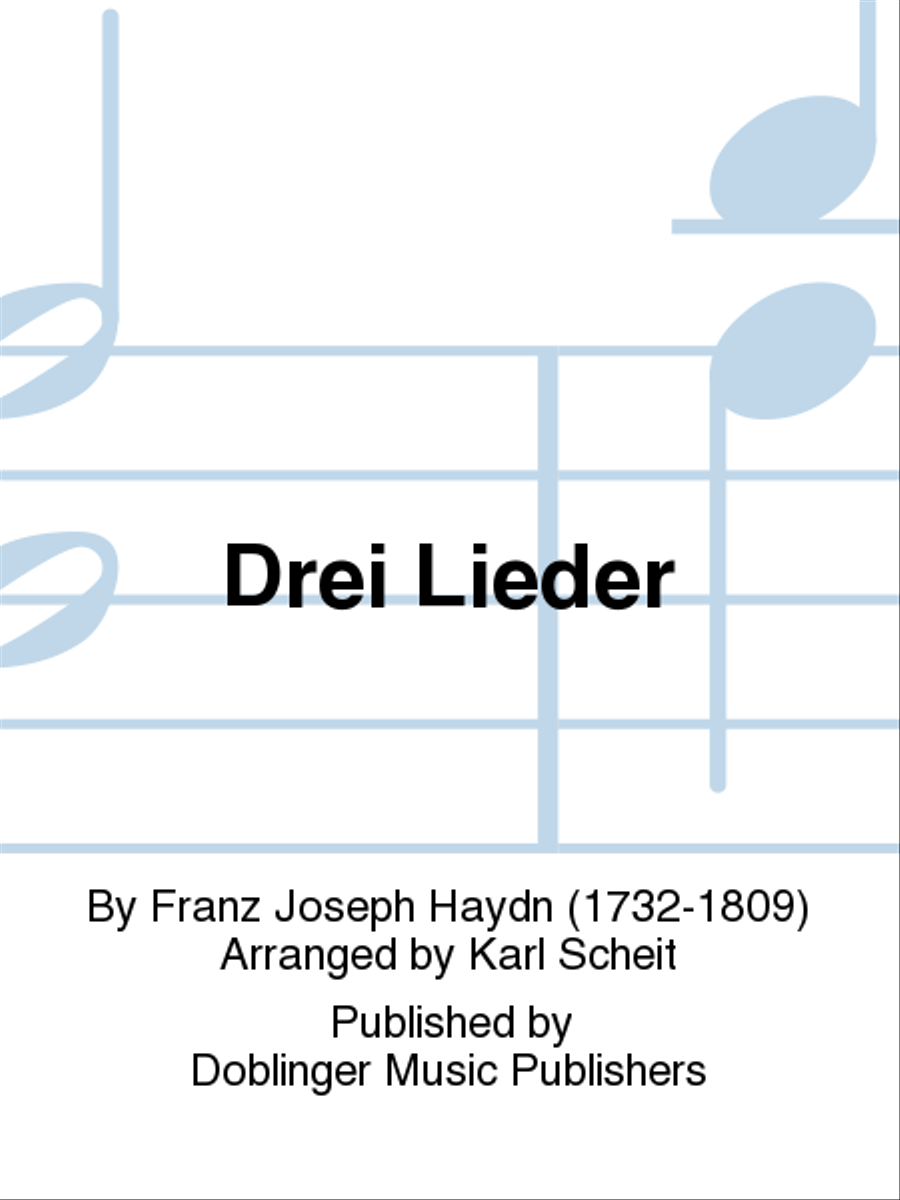 Drei Lieder Classical Guitar scores gallery preview page 1