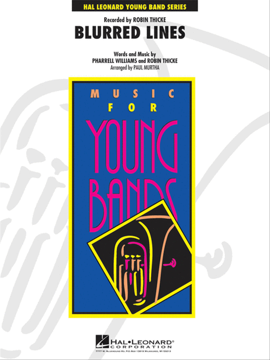 Blurred Lines Concert Band scores gallery preview page 1