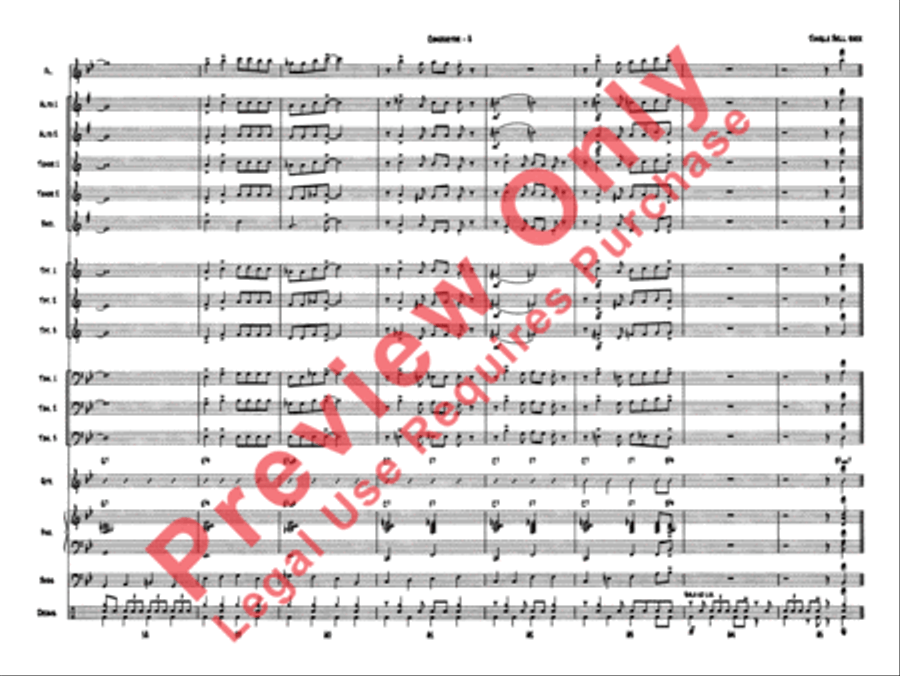 Jingle Bell Rock Jazz Ensemble scores gallery preview page 11
