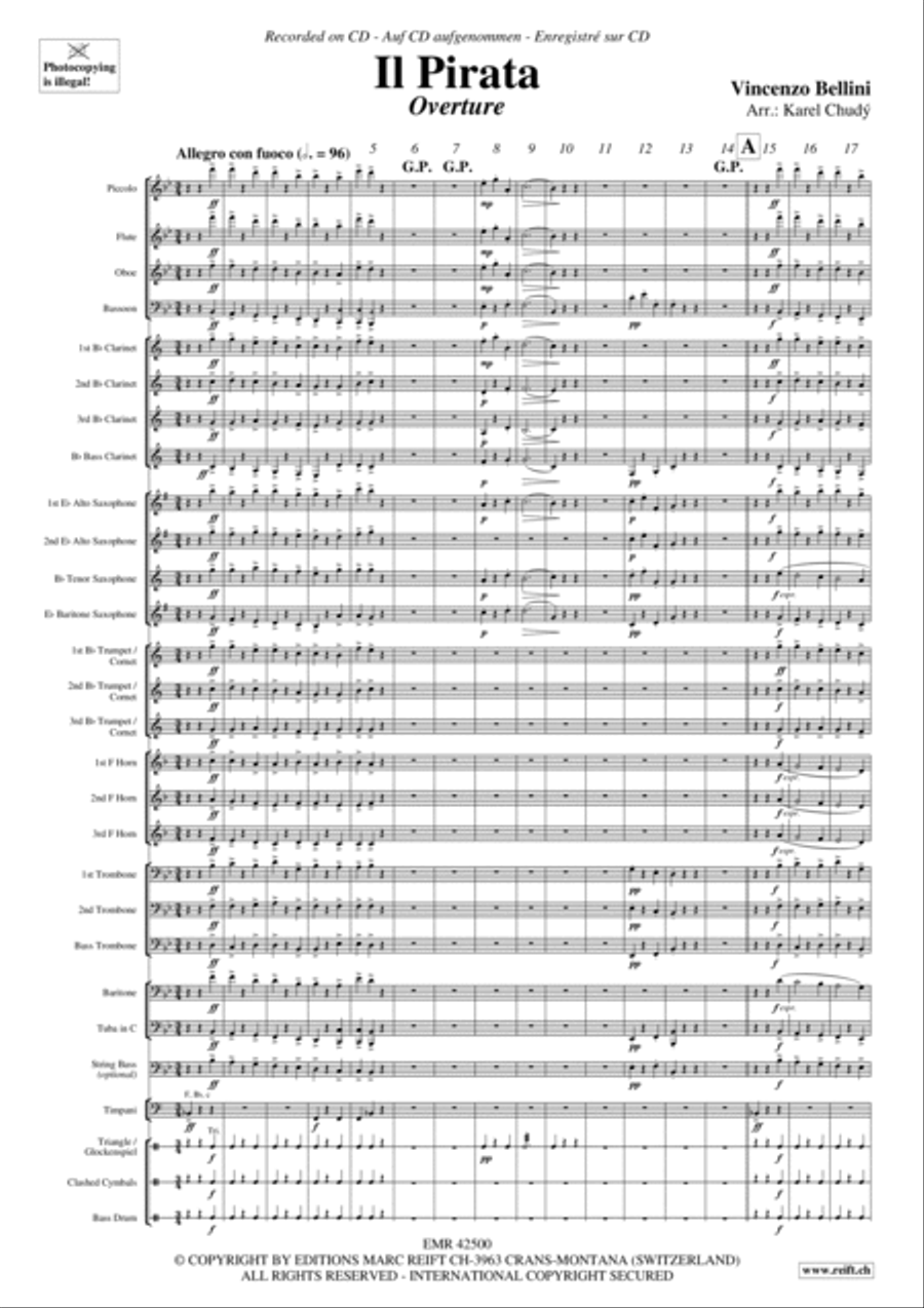 Il Pirata Il Pirata Concert Band scores gallery preview page 3