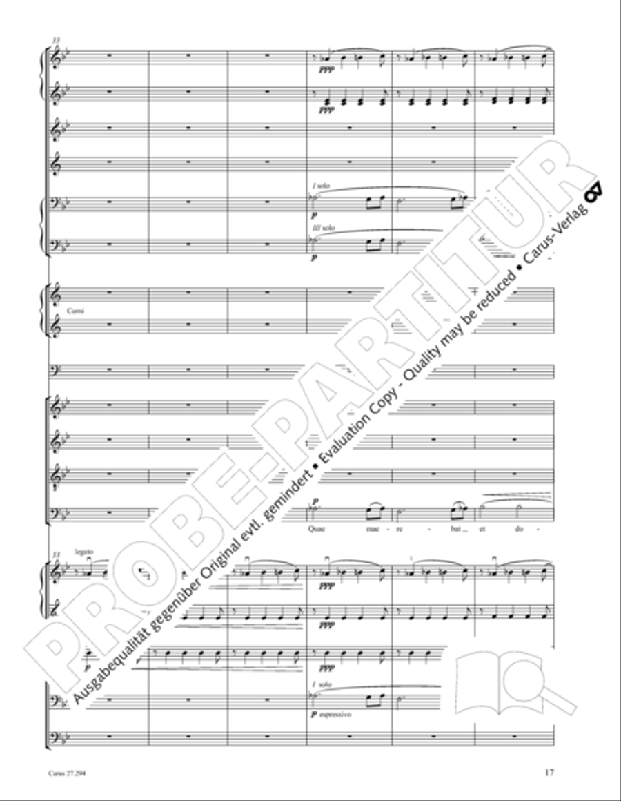 Stabat mater 4-Part scores gallery preview page 18