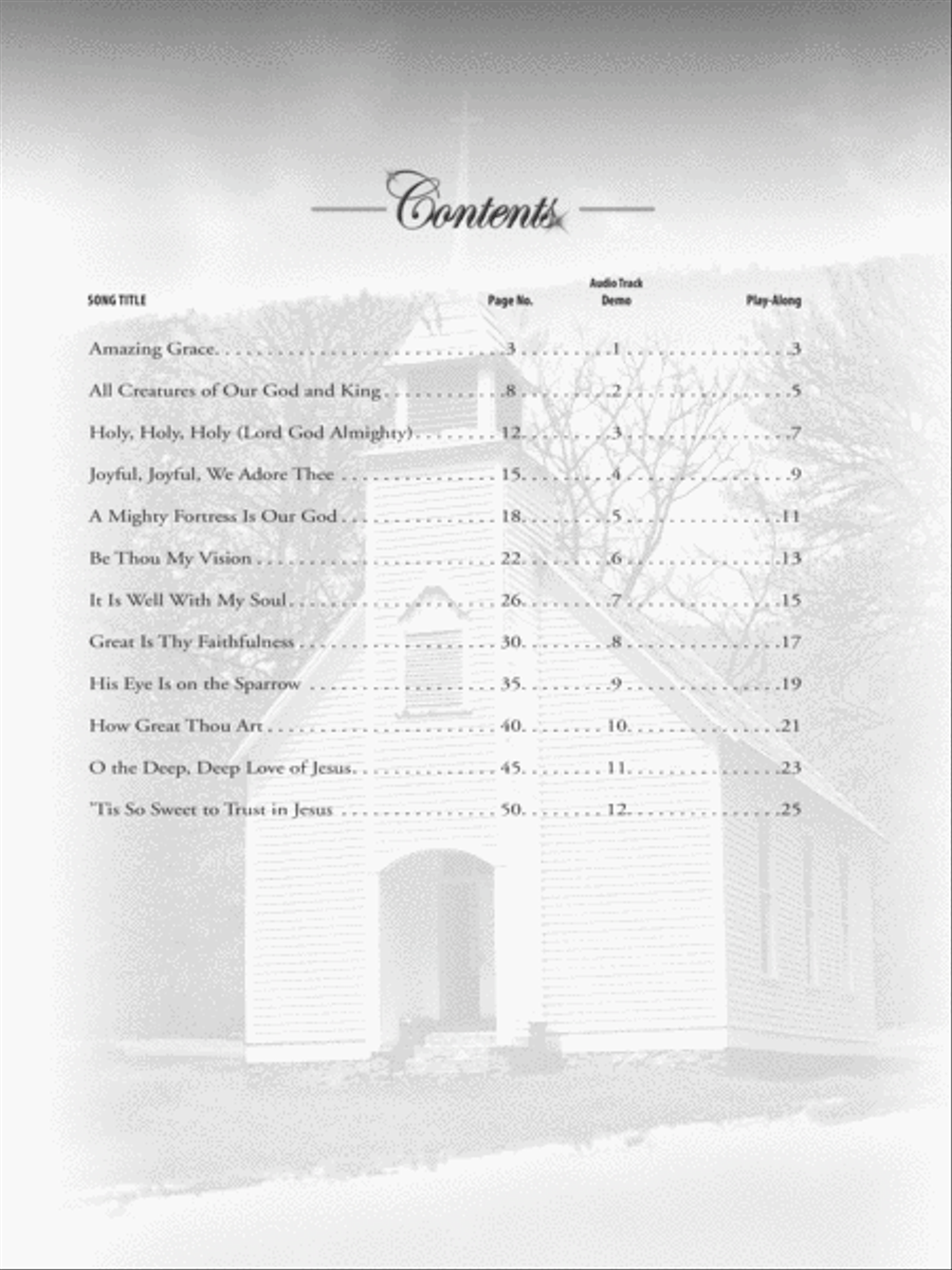 Favorite Hymns Instrumental Solos Piano scores gallery preview page 2