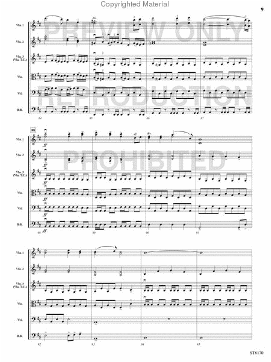 North Star to Freedom String Orchestra scores gallery preview page 8