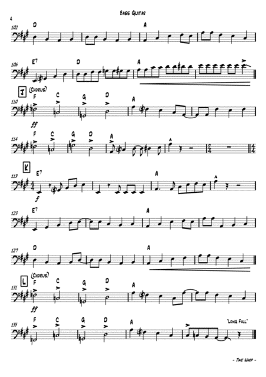Time Warp Jazz Ensemble scores gallery preview page 5