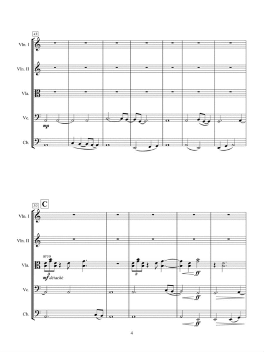 Sloss String Quintet scores gallery preview page 6