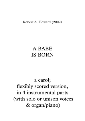 A Babe is Born (Flexible Version - Score Only)
