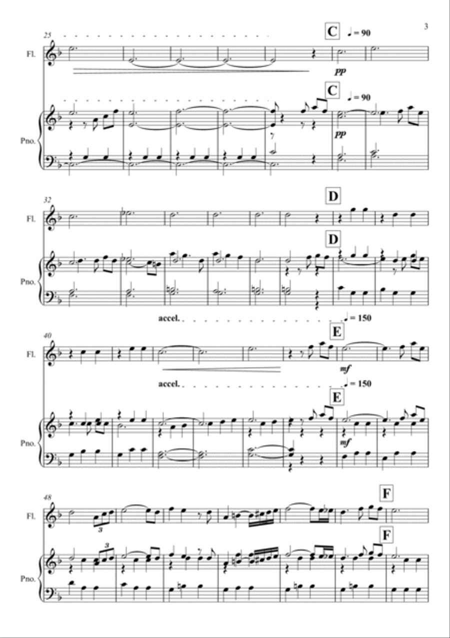 Married Life Flute Solo scores gallery preview page 3
