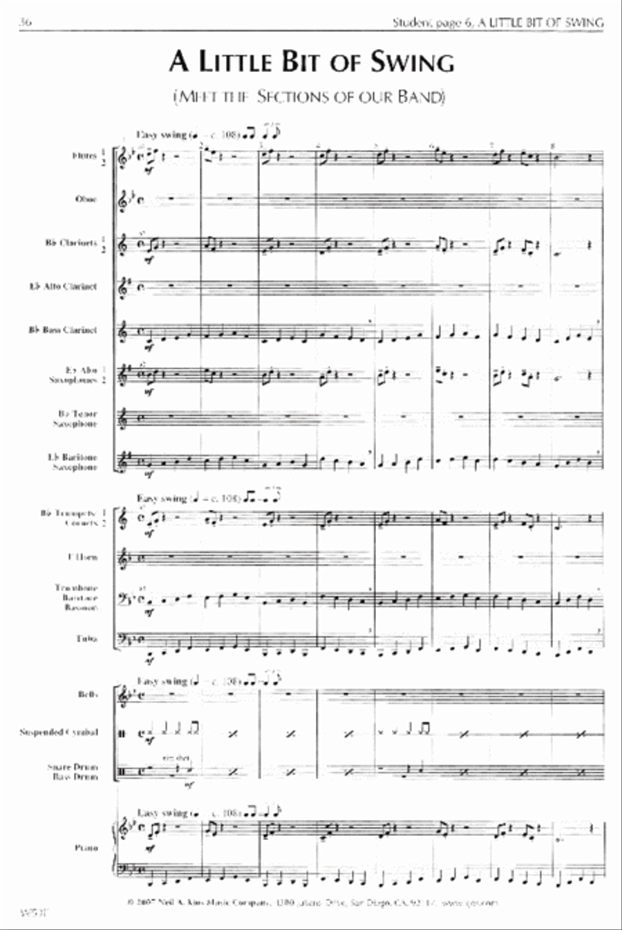 Standard of Excellence: First Performance Plus-Conductor's Score Concert Band Methods scores gallery preview page 2