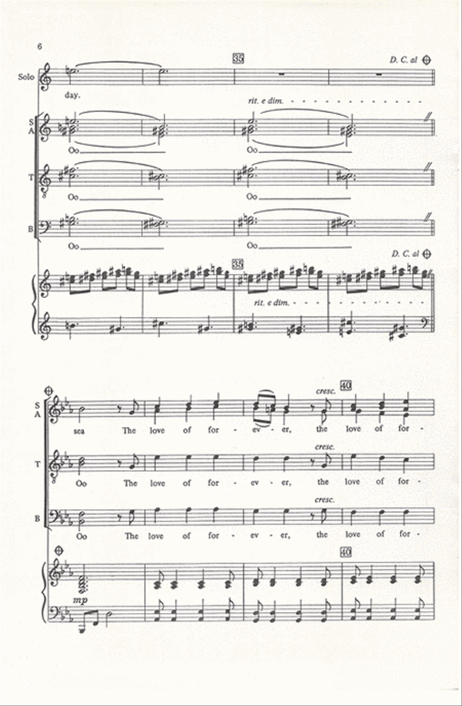Sea of Forever Divisi scores gallery preview page 6