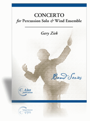 Book cover for Concerto for Percussion Solo and Wind Ensemble