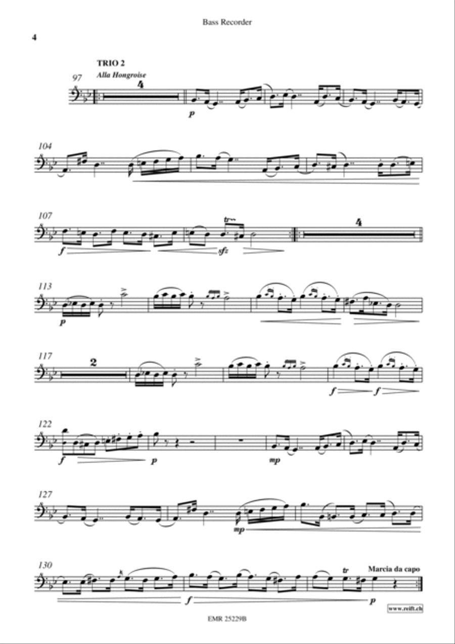 2 Marches 2 Marches Bass Recorder scores gallery preview page 5