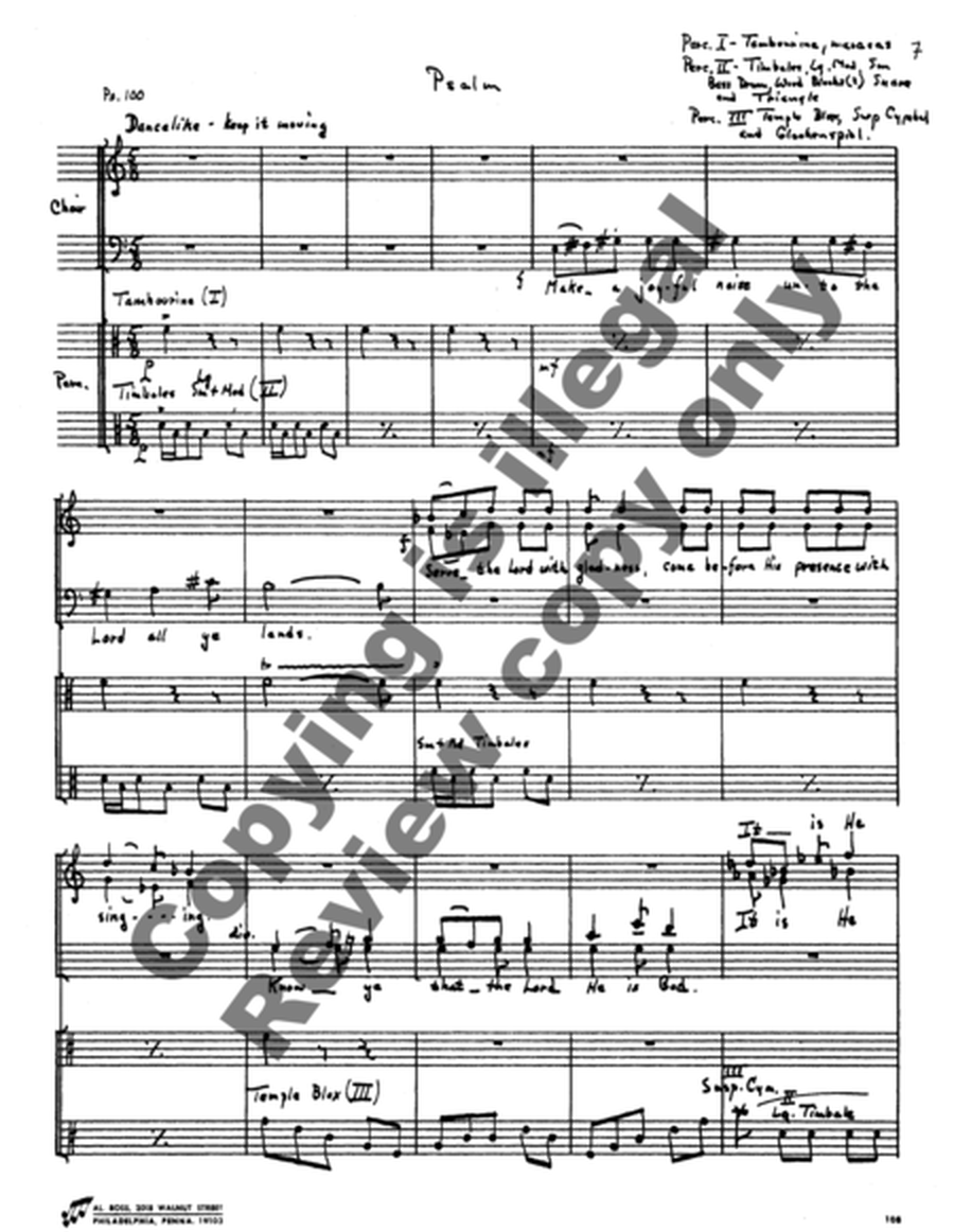 A Choral Matins (Full/Vocal Score)