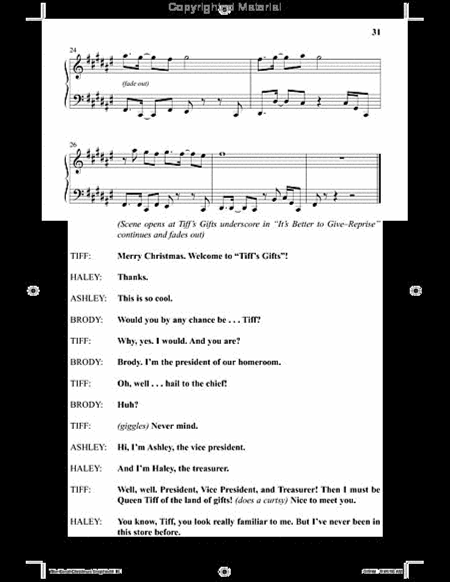 The Great Christmas Giveaway - Choral Book Unison Choir scores gallery preview page 8