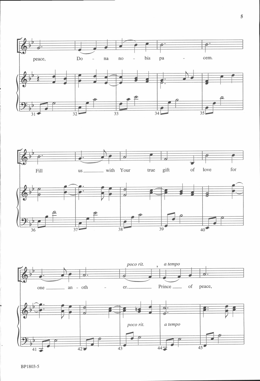 Bring Us Peace - 2-Part 2-Part scores gallery preview page 4
