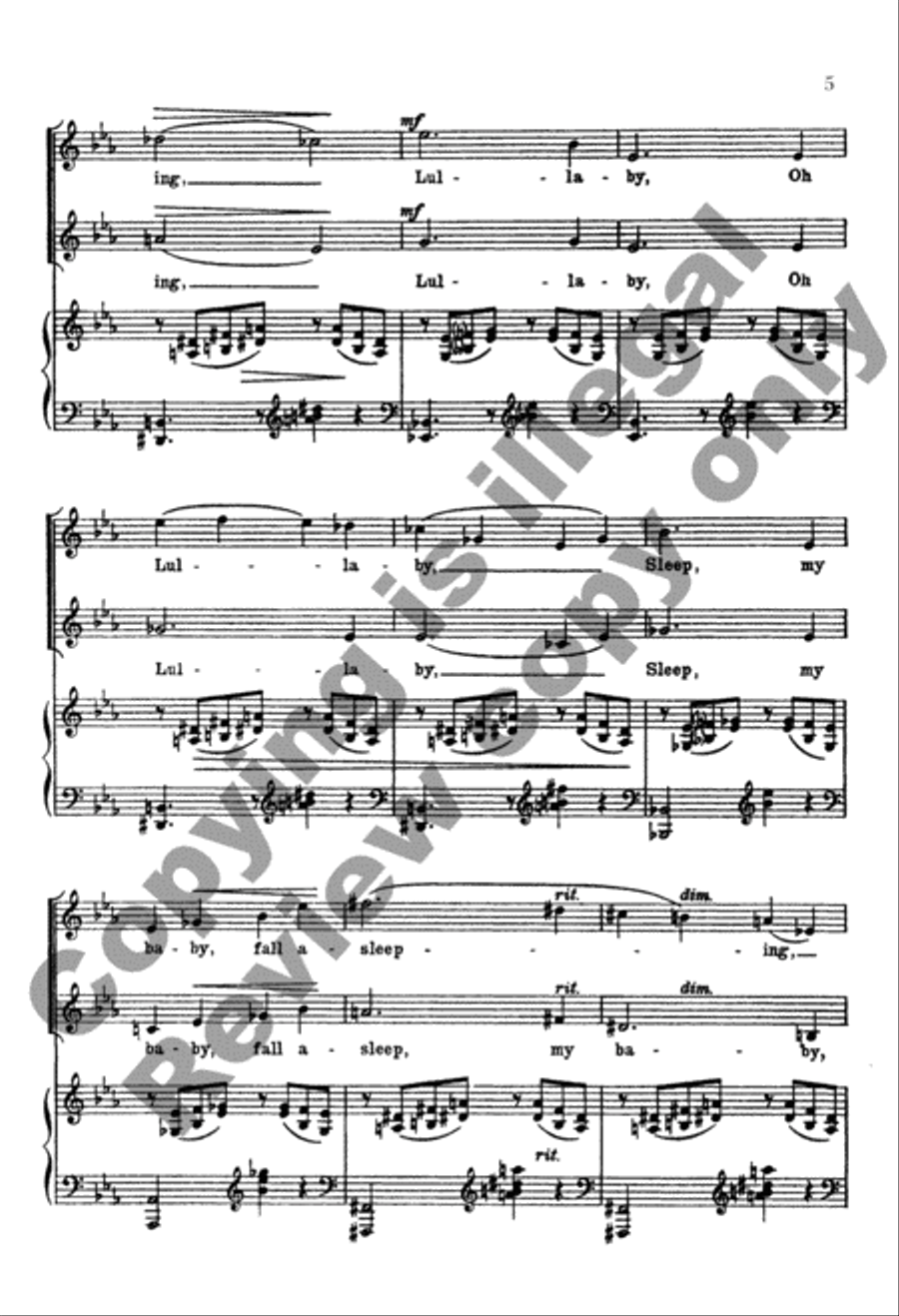 Lullaby SA scores gallery preview page 9