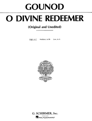 Book cover for O Divine Redeemer