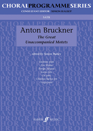 Book cover for Great Unaccompanied Motets