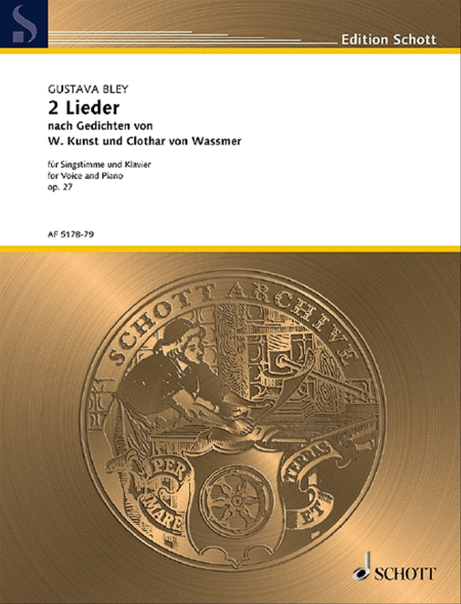 Zwei Lieder Voice Solo scores gallery preview page 1
