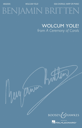 Book cover for Wolcum Yole (from A Ceremony of Carols)