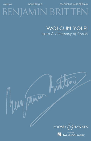 Wolcum Yole (from A Ceremony of Carols) image number null