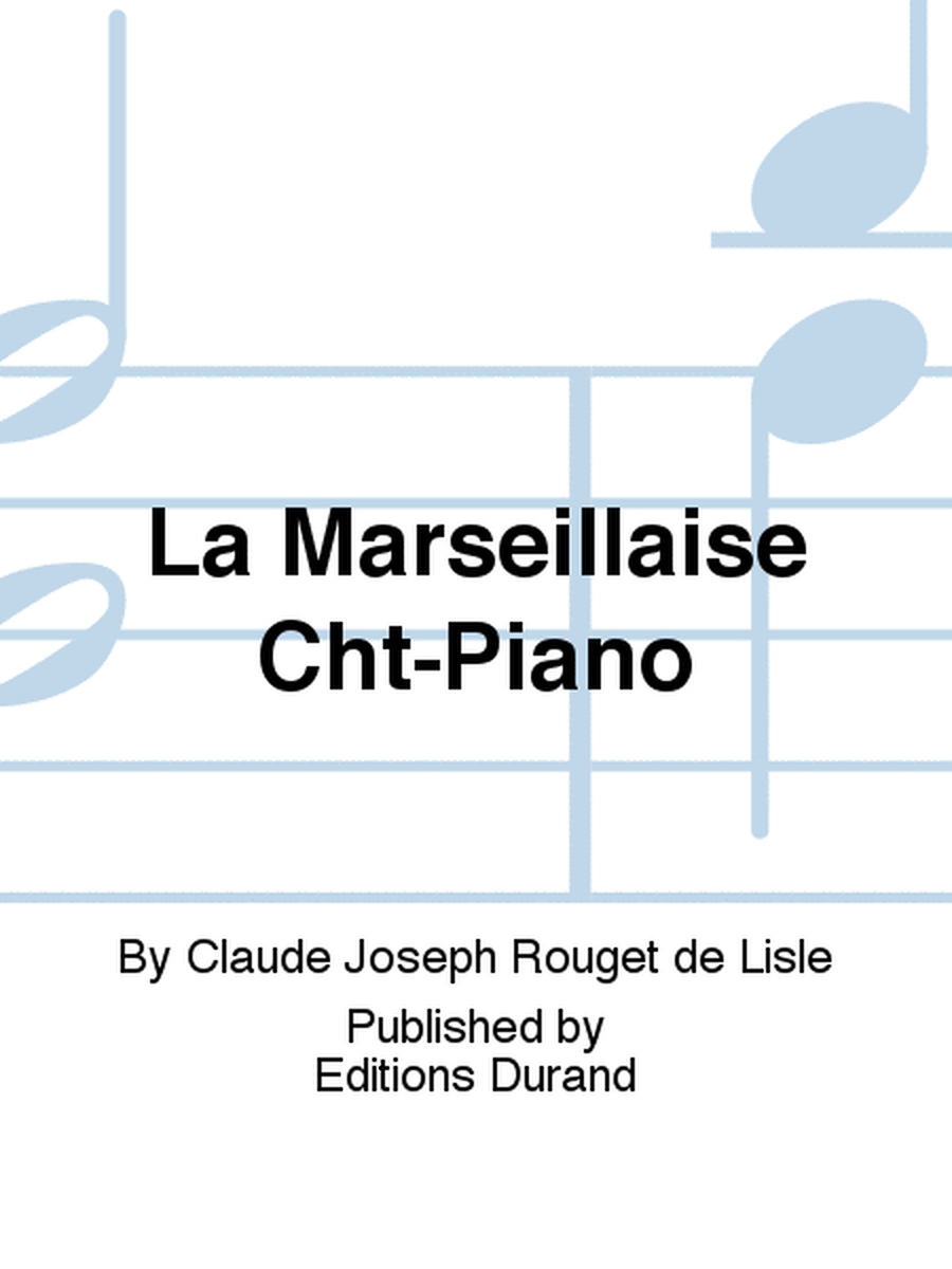 La Marseillaise Cht-Piano