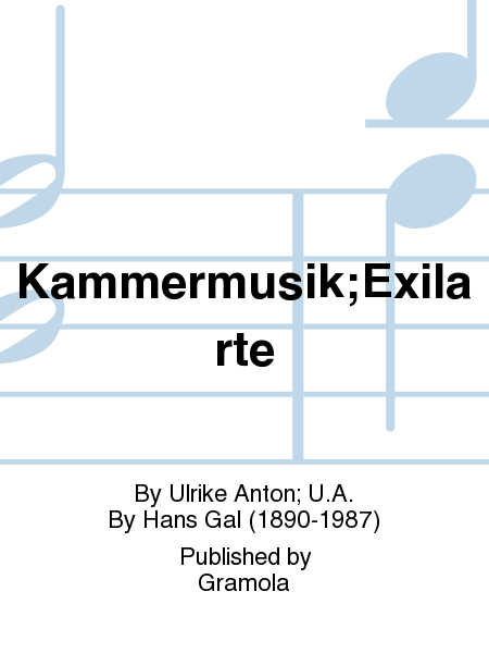 Kammermusik;Exilarte