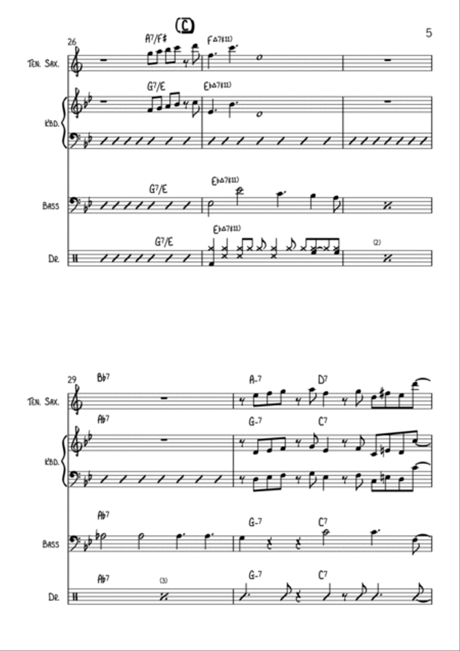 Seven In One Seven In One Jazz Ensemble scores gallery preview page 5