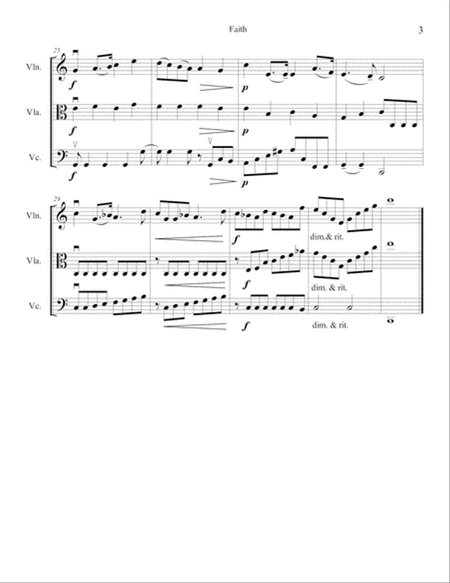 Faith String Trio scores gallery preview page 4