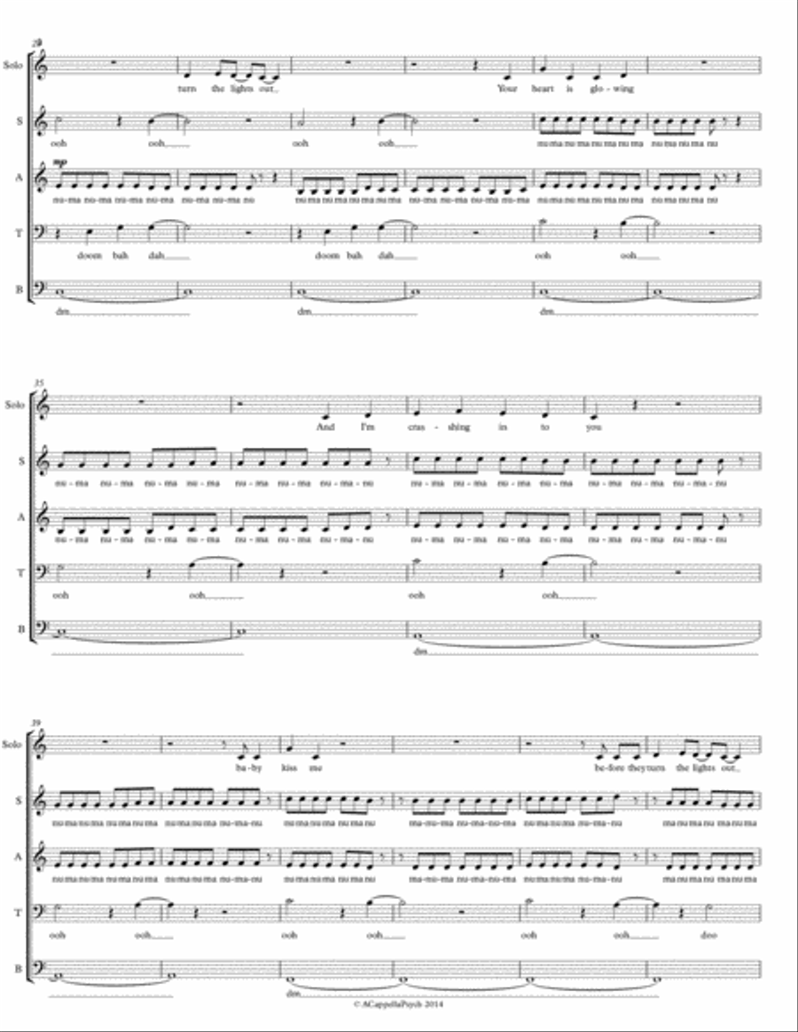 XO XO 4-Part scores gallery preview page 2