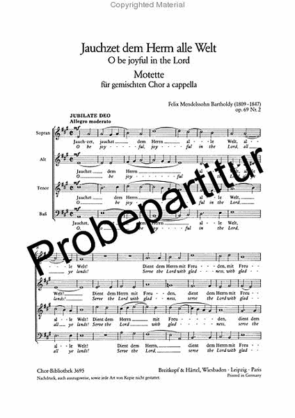3 Motets Op. 69