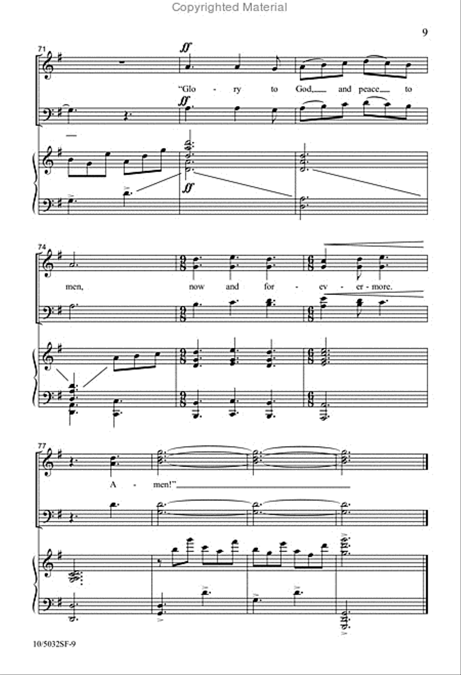 Christmas Joy! 4-Part scores gallery preview page 10