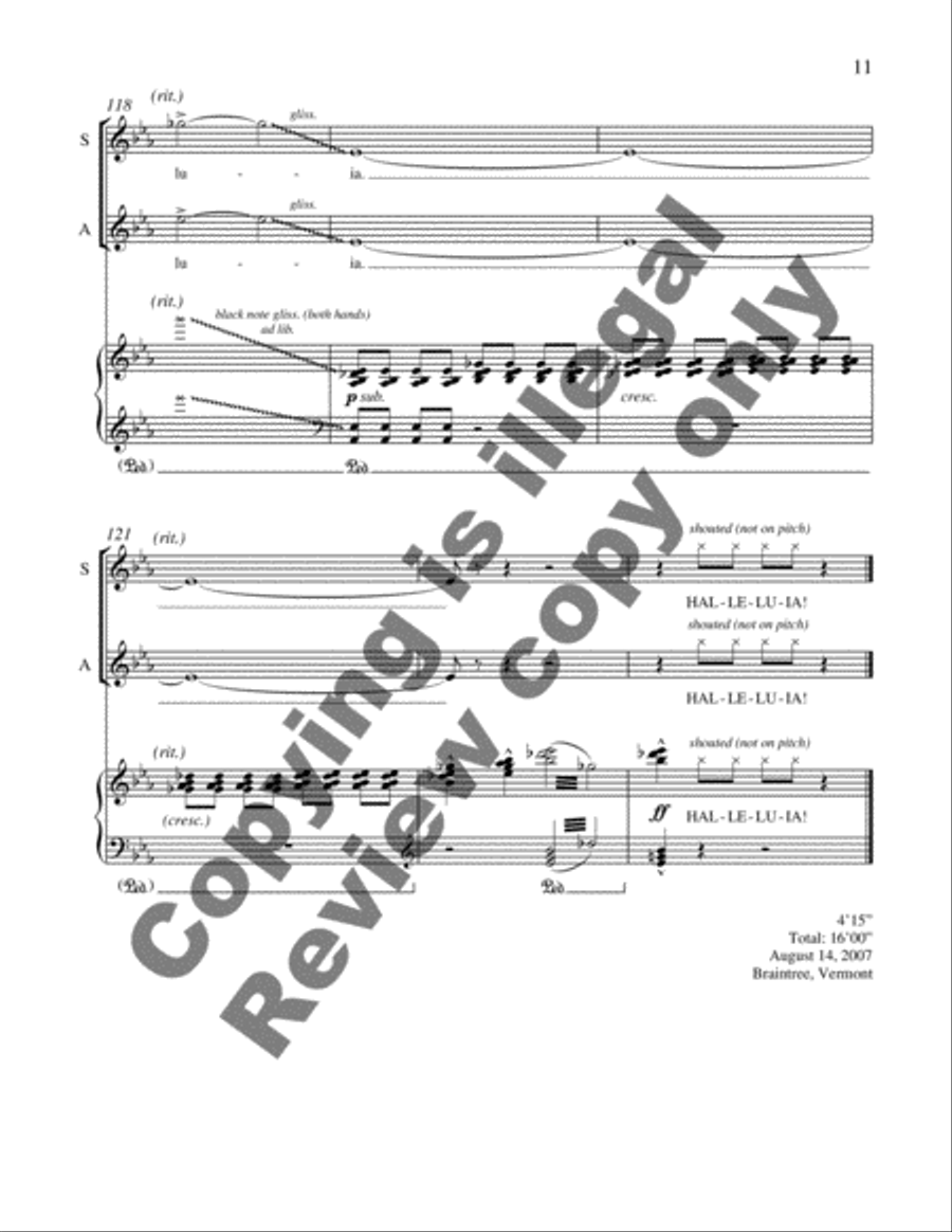 Voices in Song: 4. Twelve Gates to the City SA scores gallery preview page 7