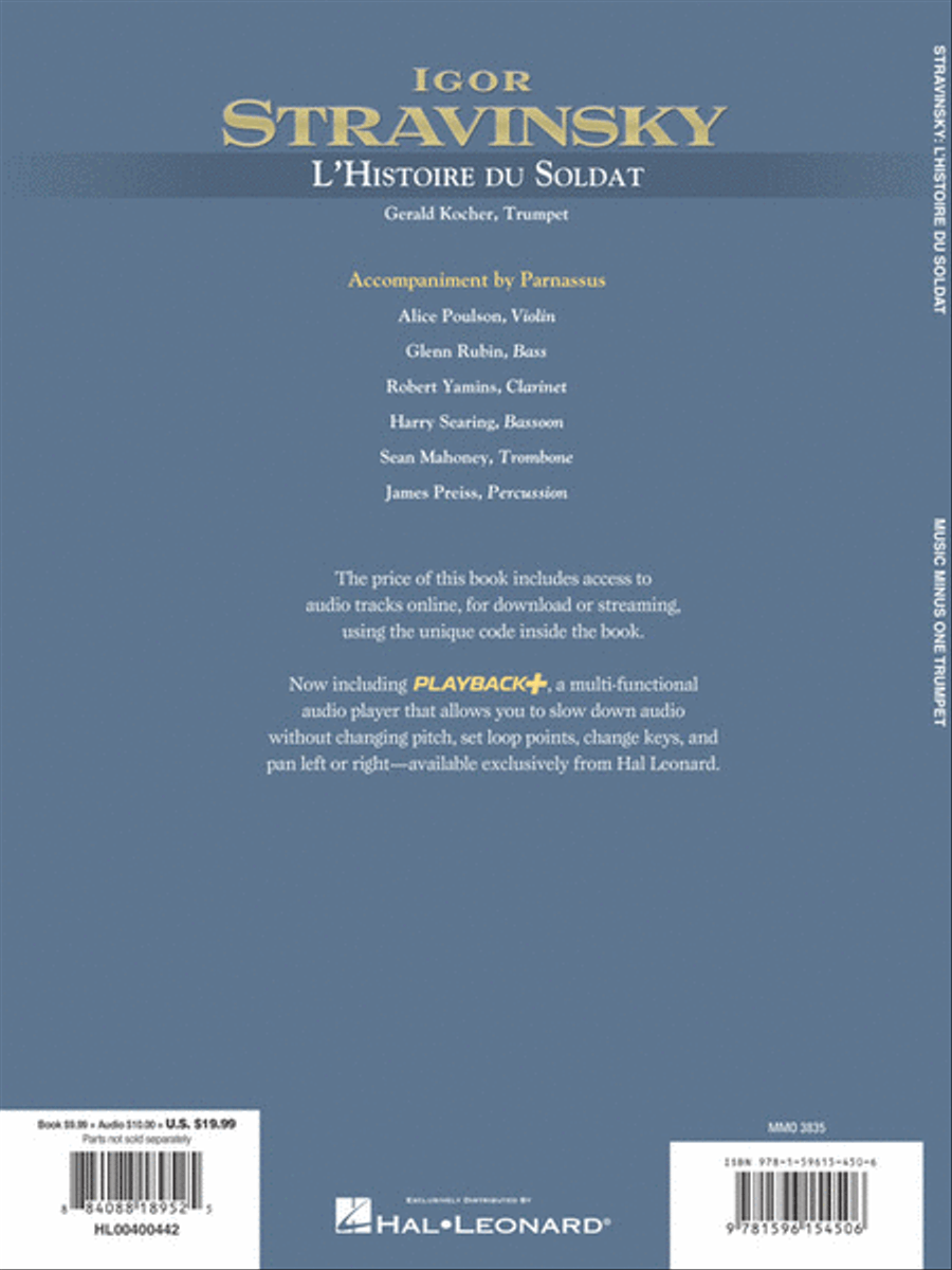 Igor Stravinsky - L'histoire du Soldat Trumpet Solo scores gallery preview page 5