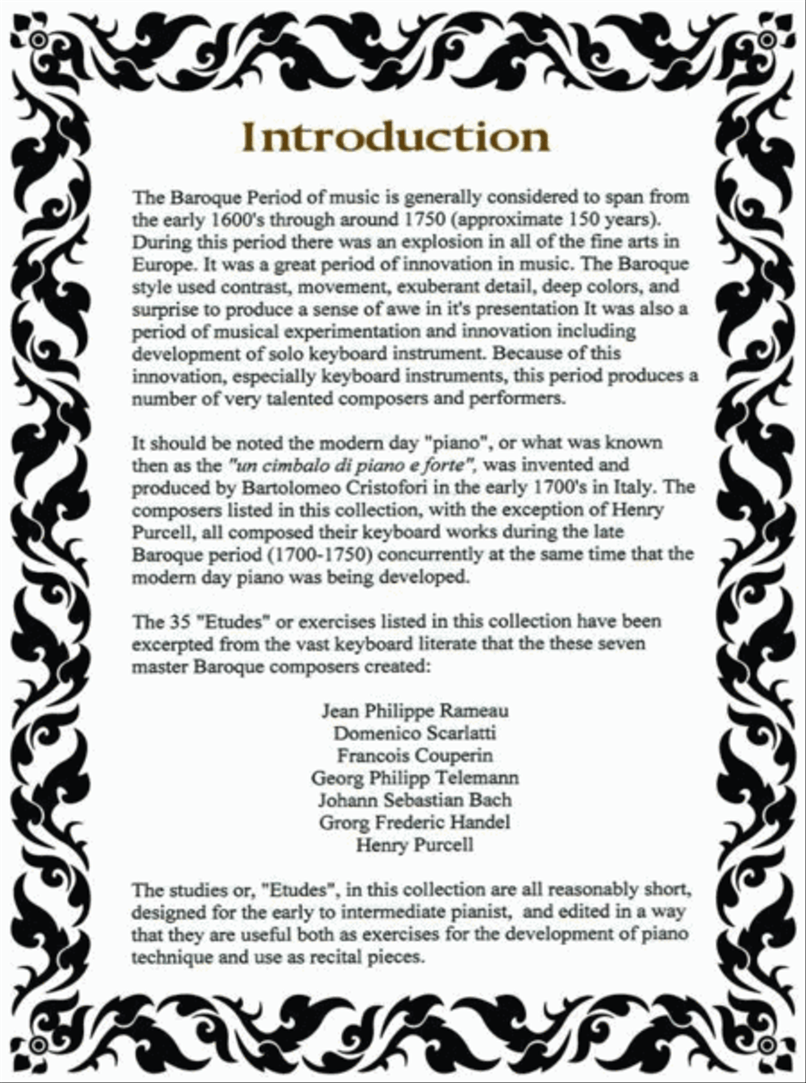 A BAROQUE Keyboard Collection - 