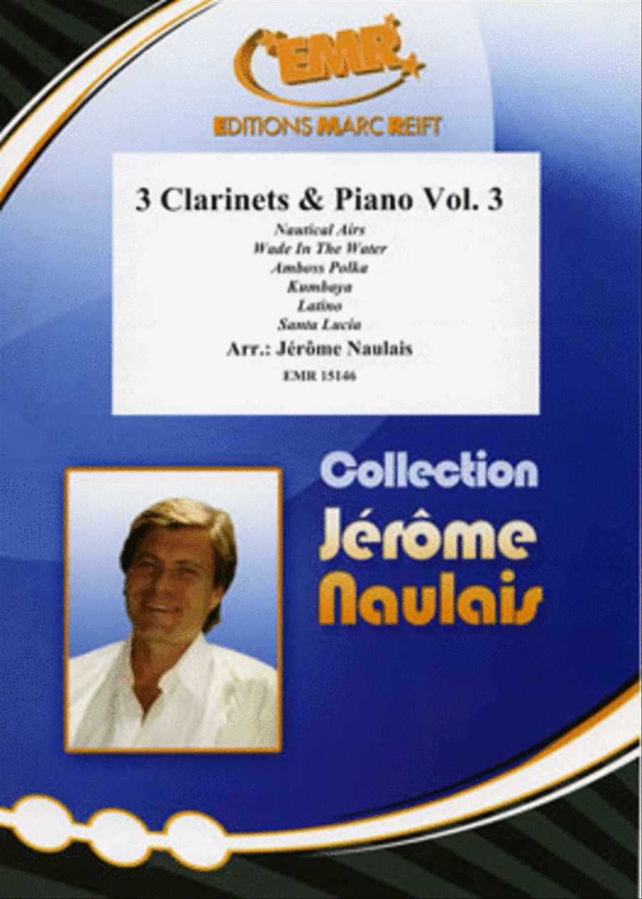 3 Clarinets & Piano Vol. 3 Clarinet scores gallery preview page 1