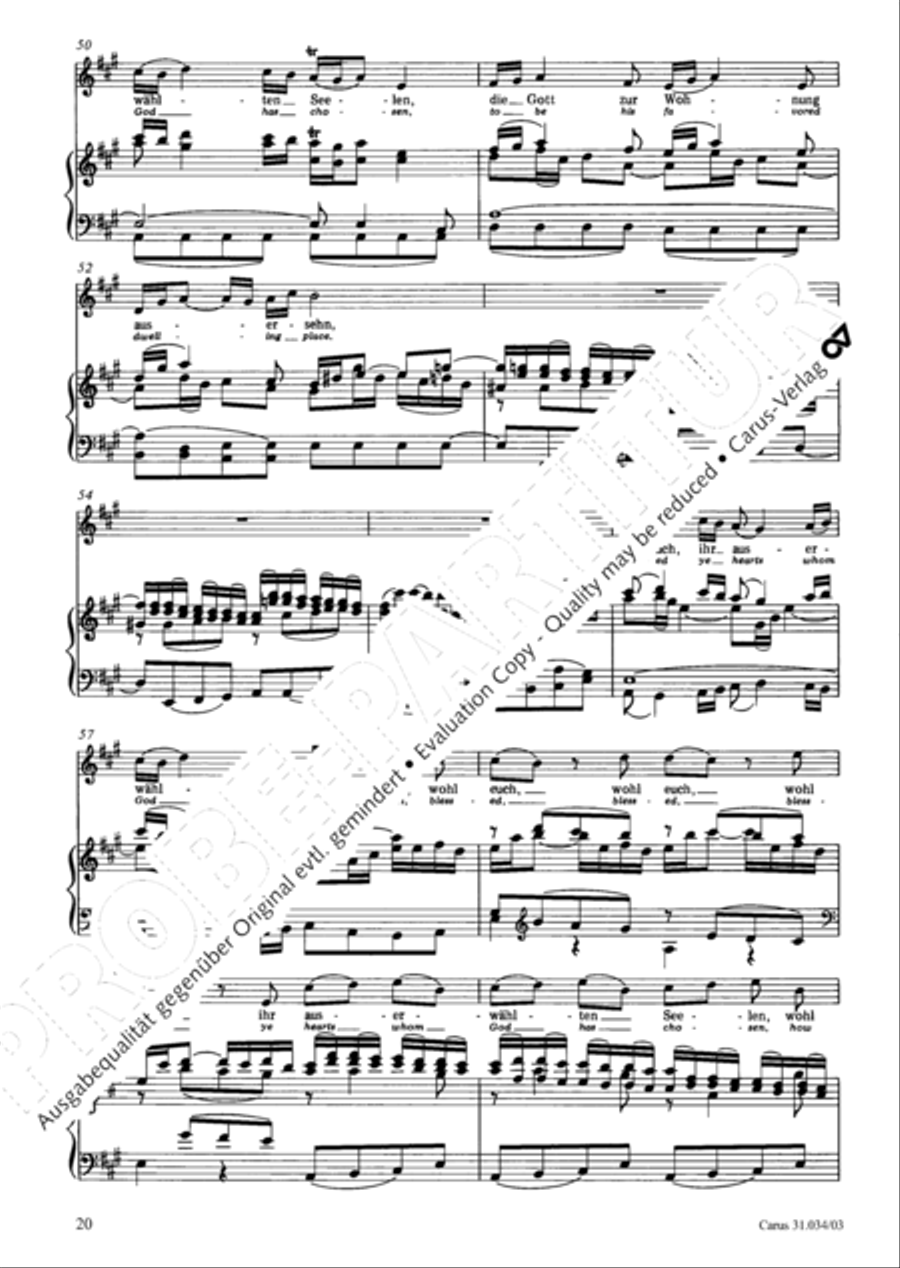 O fire everlasting (O ewiges Feuer, o Ursprung der Liebe) ATB scores gallery preview page 21