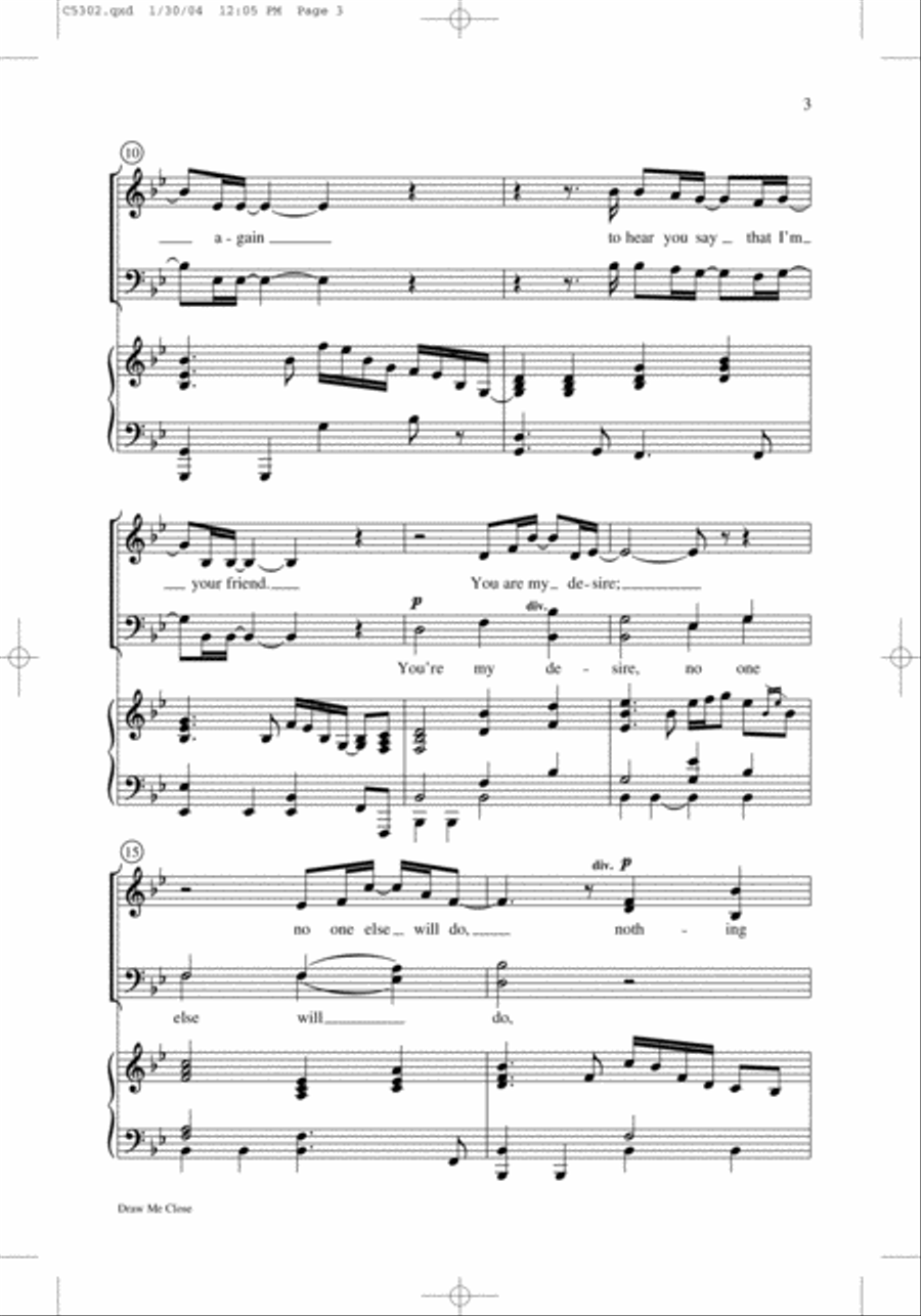 Draw Me Close 4-Part scores gallery preview page 10